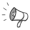 Cartoon megaphone